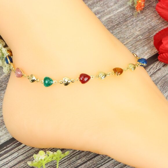 "Elegant Handmade Anklet – Delicate Jewelry for Women, MAR091037 - Picture 1 of 10
